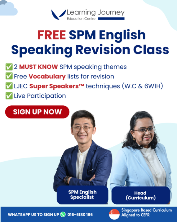 FREE SPM English Speaking Revision Class