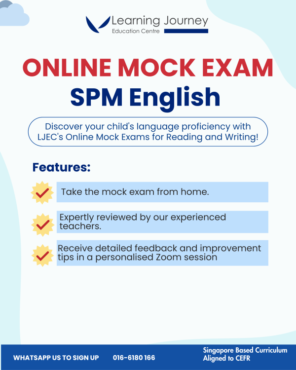 Online SPM English Mock Exam